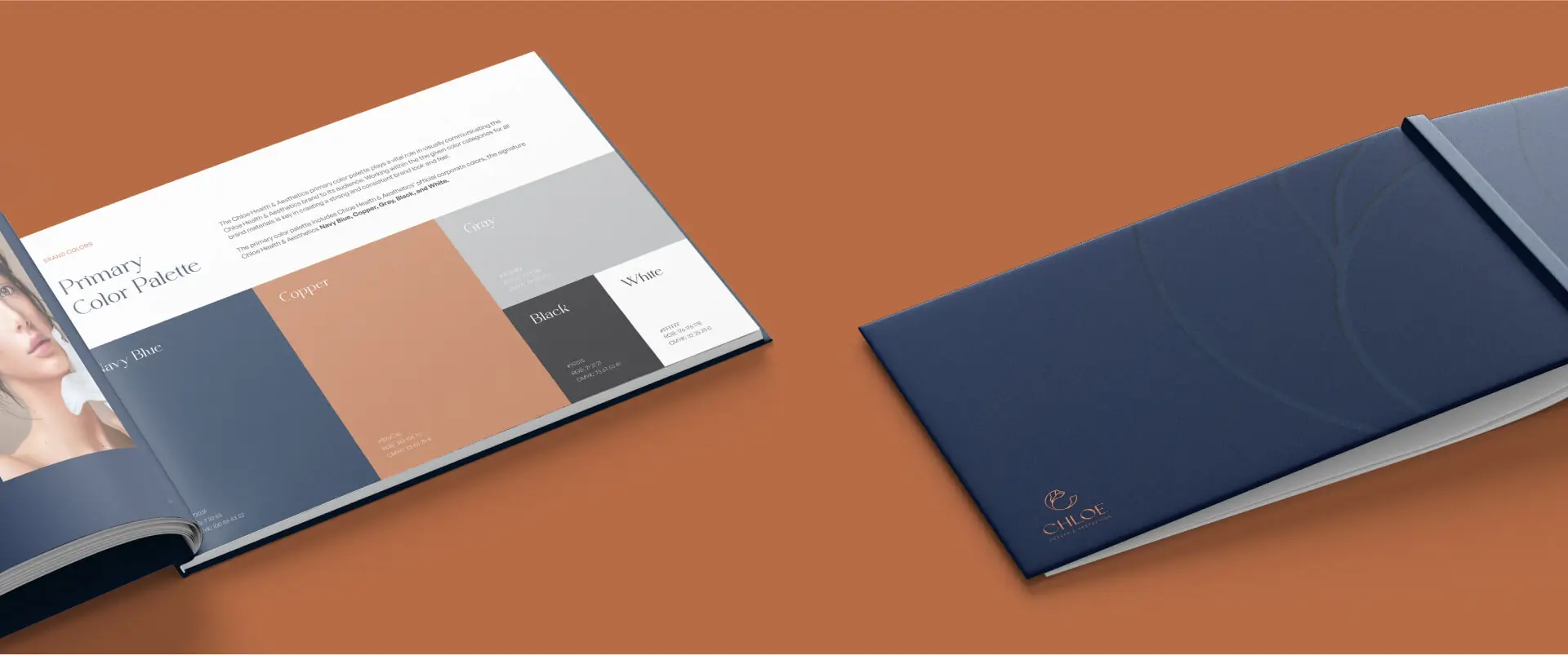 Chloe Health & Aesthetic Services for the United States - Guideline Color Palette